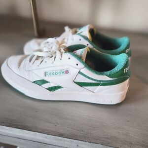 Reebok Club C Revenge men's shoes sneakers sz 9 green